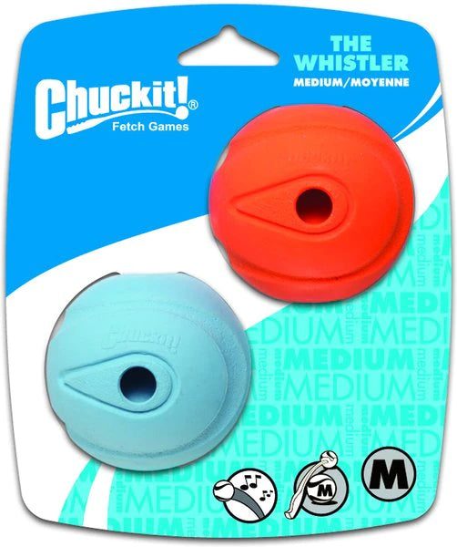 Chuckit! Medium Whistler Balls 2 Pack