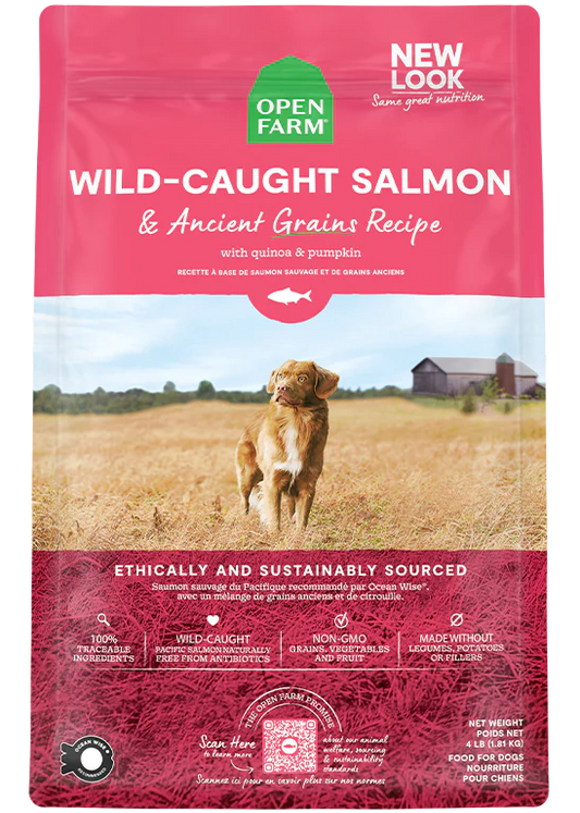 Open Farm Wild-Caught Salmon & Ancient Grains Dry Dog Food